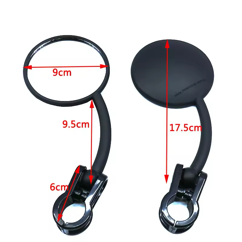 Universelle 22-mm-Motorrad-Lenkerspiegel – Rückspiegel für Motorrad, E-Bike und Roller