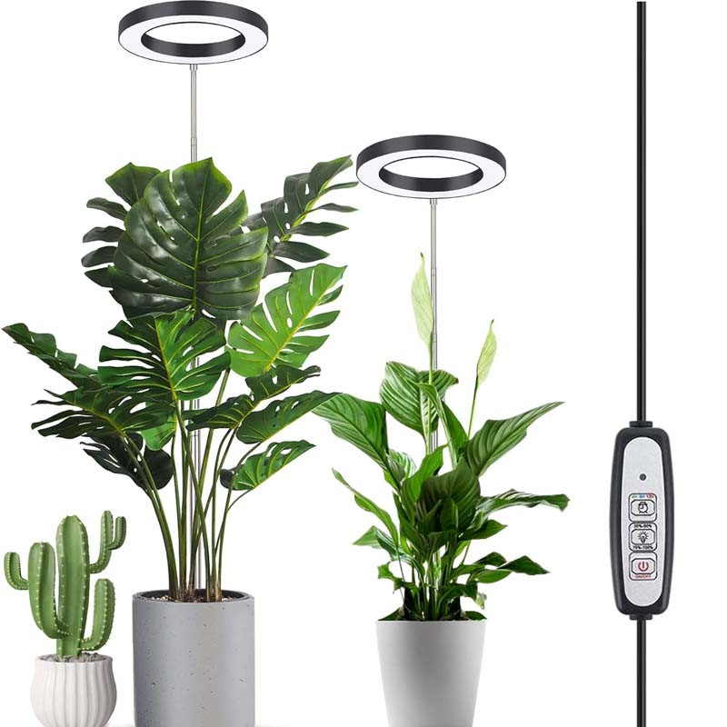 Plantengroeilicht LED-groeilamp Volledig spectrum voor kamerplanten In hoogte verstelbare automatische timer 5V Idee voor klein plantenlicht