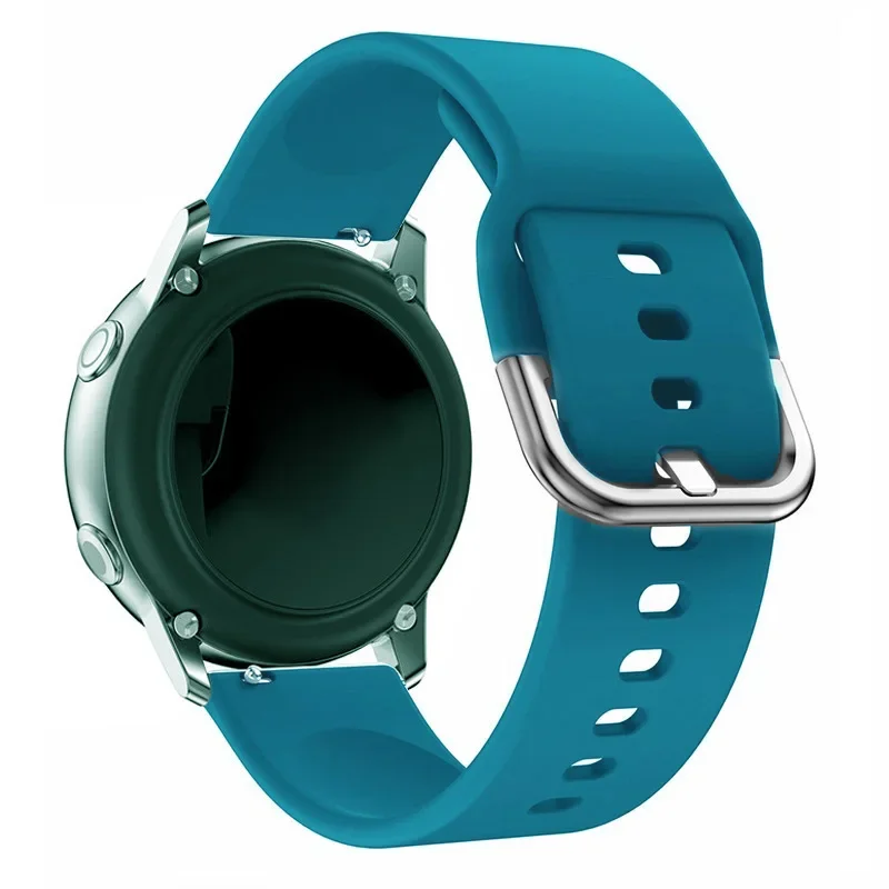 Correa de 20mm/22mm para Amazfit GTS/2/2e/3/4 GTS2 Mini/GTR 4/3/Pro/47mm/GTR2/2e/stratos 2/3 pulsera de silicona Amazfit bip correa de reloj: S / SMOKEY MAUVE