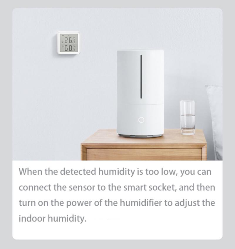 WIFI Temperature And Humidity Sensor Smart Home Indoor Intelligent Linkage Temperature And Humidity Abnormal Sensor for Alexa