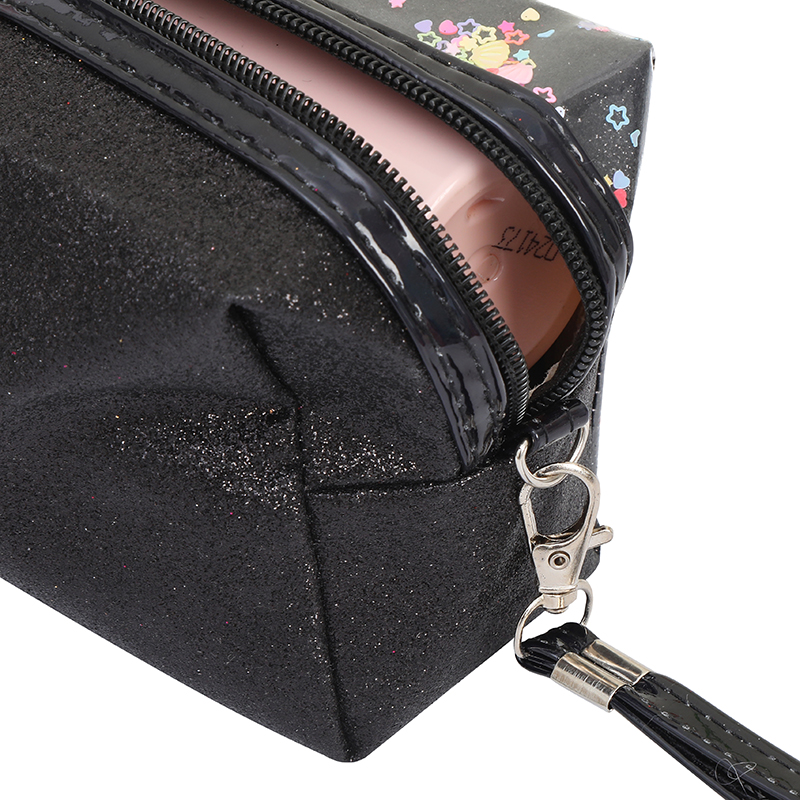 Nette Pailletten Frauen Kosmetik Tasche Sanft-machen-hoch Lagerung Tasche Pads Toilettenartikel Paket Reise machen-hoch Tasche Organizer Beutel Schönheit fallen