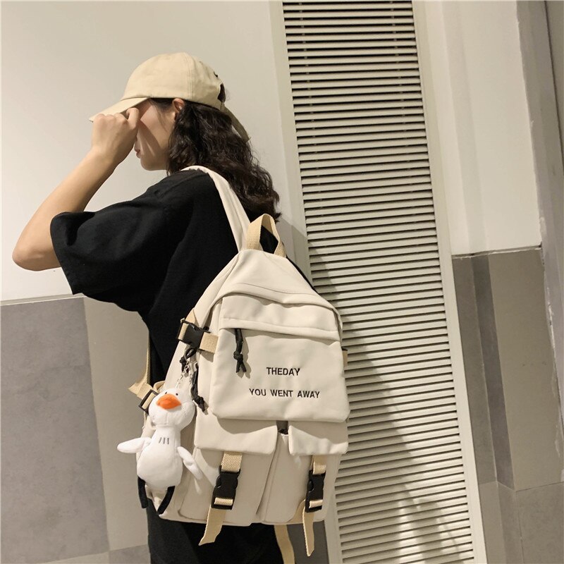 Rugzak stijl koreaanse stijl middelbare school middelbare school junior middelbare school student schooltas vrouwelijke massa koppels rugzak