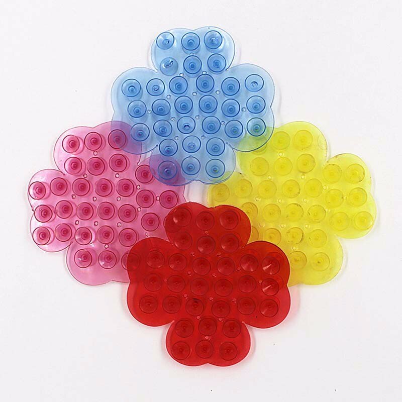 5 stuks/set mooie sterke dubbelzijdige vacuümzuiger magische plastic zuignap leuke badkamerartikelen zuigstandaard houder badspeelgoed