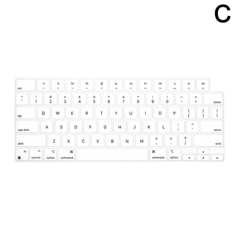 1Pcs Keyboard Cover For MacBook Pro 14 Inch 2022 A2442 For MacBook Pro 16 Inch A2485 Ultra Thin Clear Keyboard Protective Film: C
