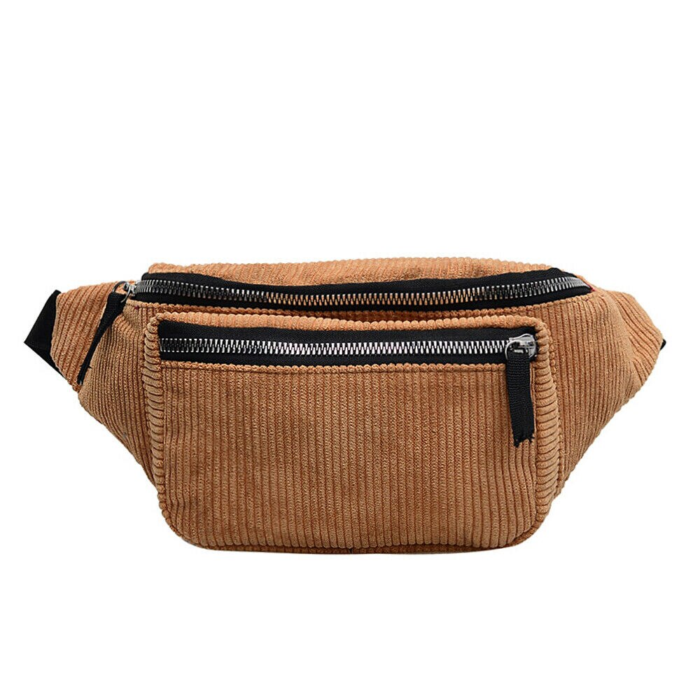 Taille Fanny Pack Frauen Solide Gürtel Zipper Taille Tasche Brust Tote Geldbörse Taschen Schwarz Braun Rosa Wein Rot