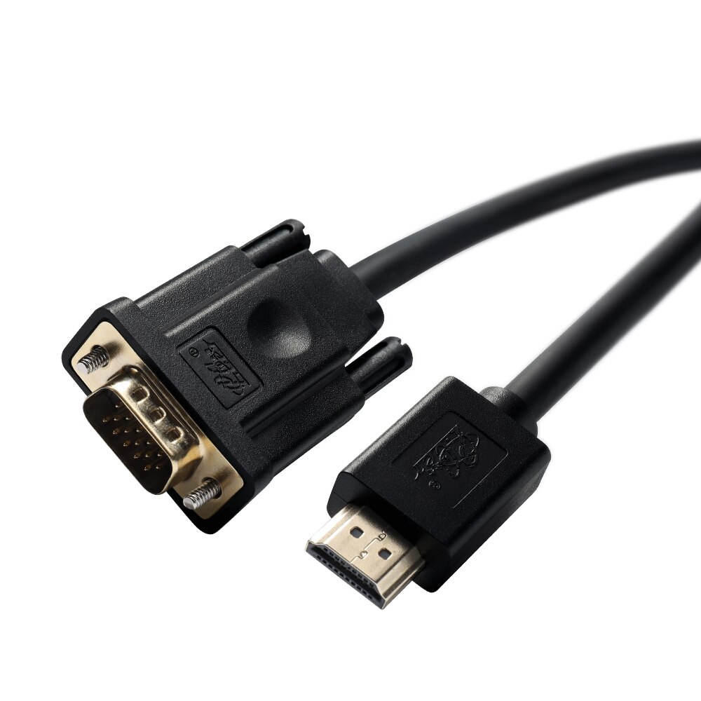 PCER HDMI VGA Kabel HDMI male naar VGA male kabel Voor PC Monitor HDTV Projector HDMI NAAR VGA cord