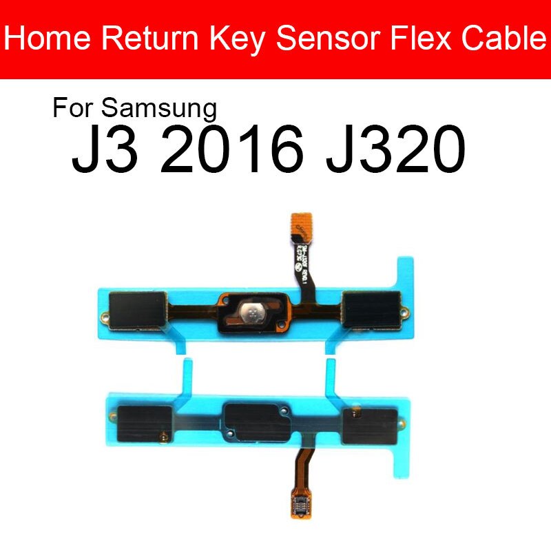 Navigator Terugkeer Sensor Voor Samsung Galaxy J1 J100 J2 J3 J4 J5 J7 Max Pro Return Key Home knop Flex Kabel Onderdelen: J3 2016 J320