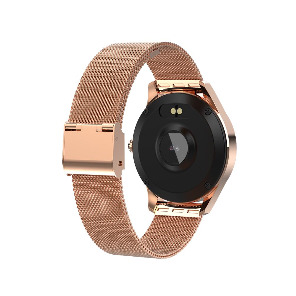 Bracelet de montre intelligente KW10 Original femmes acier inoxydable/cuir pour KW10 KW20 montres intelligentes bracelet de Smartwatch de remplacement