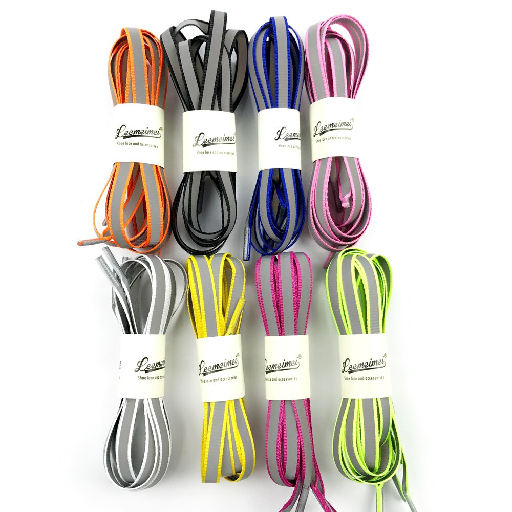 3m reflecterende veters hoge zichtbaarheid schoenveters veiligheid lichtgevende schoenveters in het donker 100cm