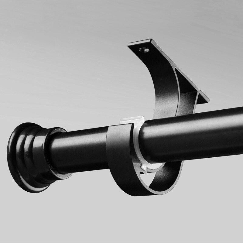 Curtain Rod Bracket Roman Rod Bracket Top Mount Bracket Curtain Rod Accessories(4Pcs)