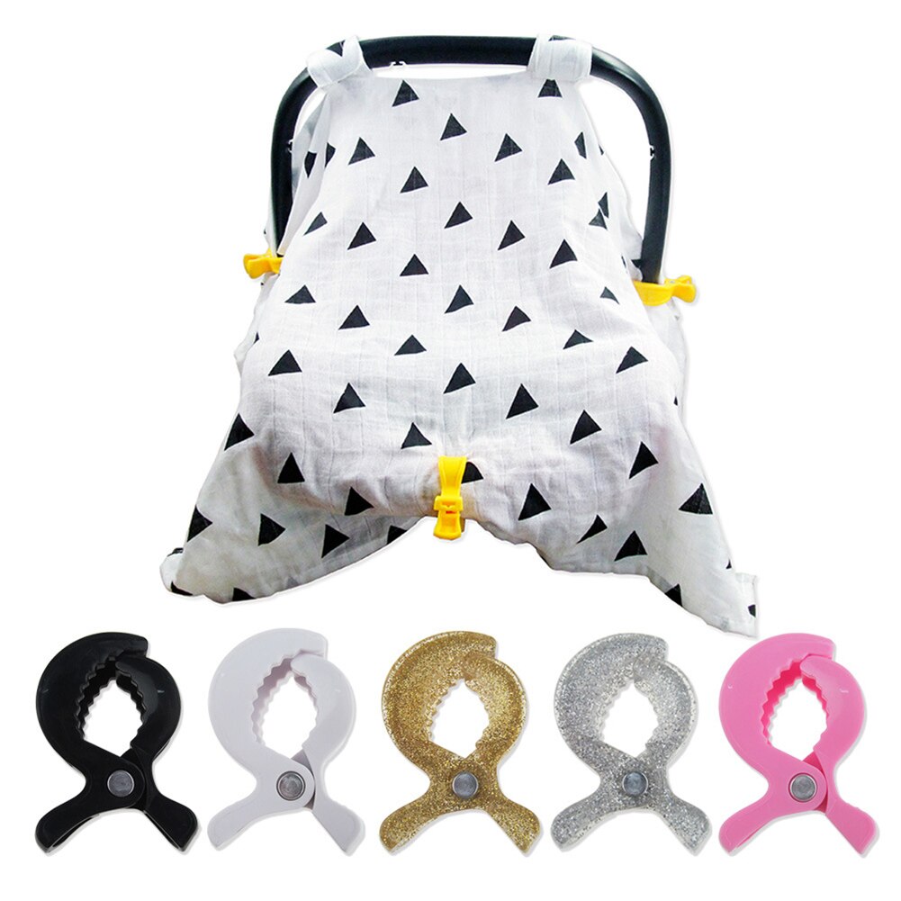 Pinza de cocodrilo para cochecito de bebé, 2 uds., Clip portátil para cochecito, gancho para asiento de coche de bebé, Clips, accesorios de cochecito de bebé