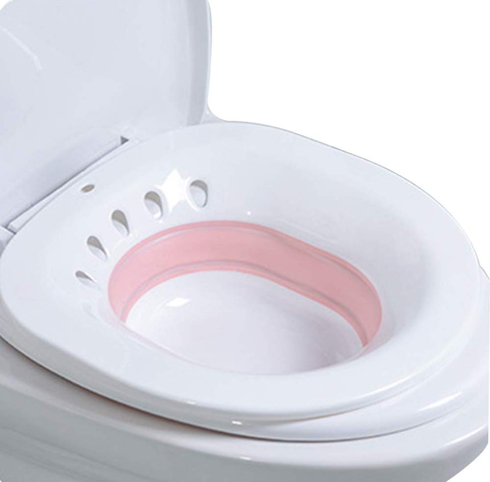 Baño portátil para Terapia de bidé para paciente, bañera para hemorroides, Reino Unido: Rosa