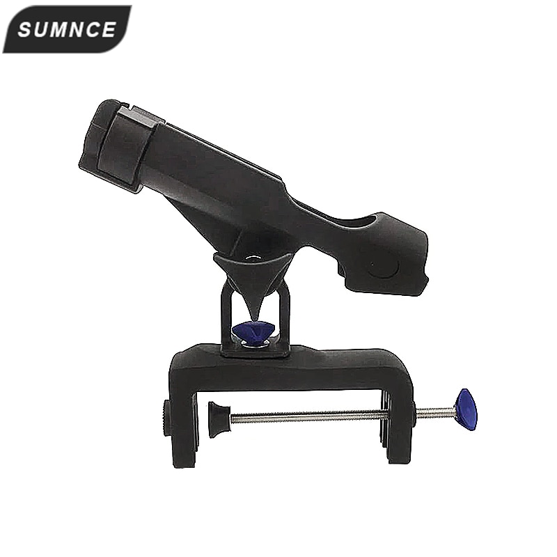 360 degree adjustable Fishing Rod rack Holders clamp on Removable Kayak Boat Support Pole stand Bracket