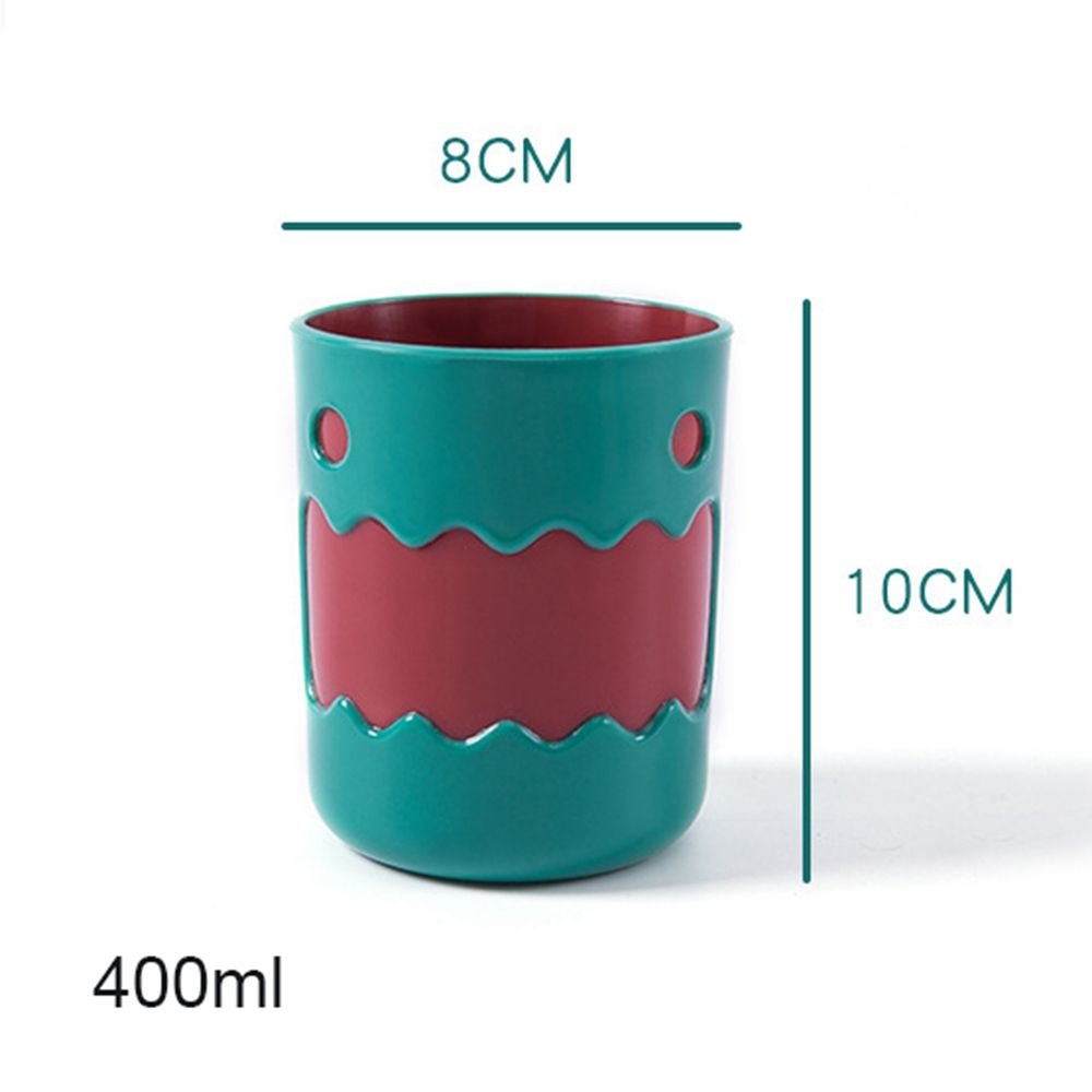 Simple Cartoon Good Morning Mouthwash Cup Children Brushing Cup Plastic Toothbrush Cup Bathroom Accessories
