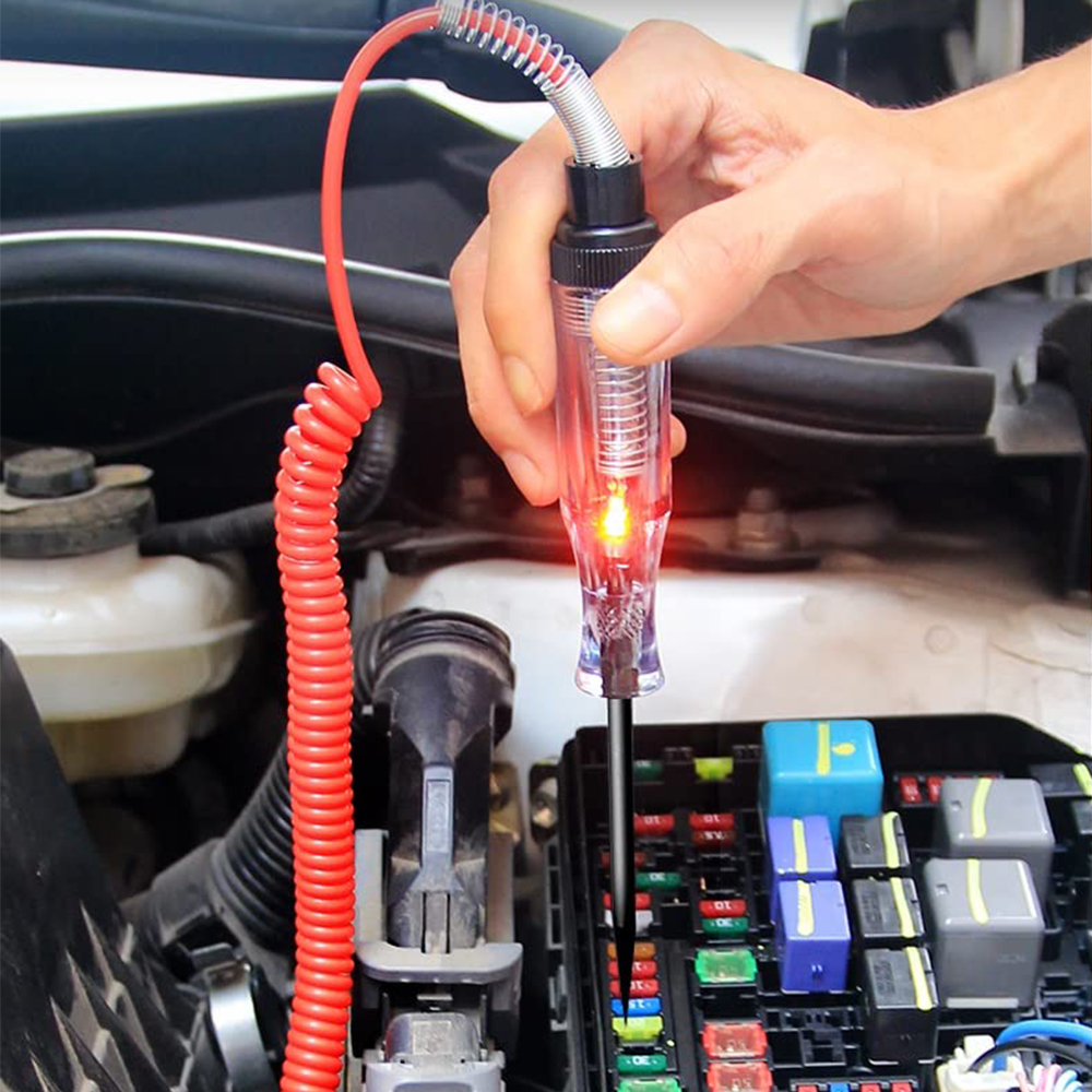 diagnostizieren Prüfung Werkzeuge Auto Schaltkreis-Tester Auto Automobil Licht Sonde Stift DC 6V 12V 24V Prüfung Automobil motorrad Zubehör ﻿