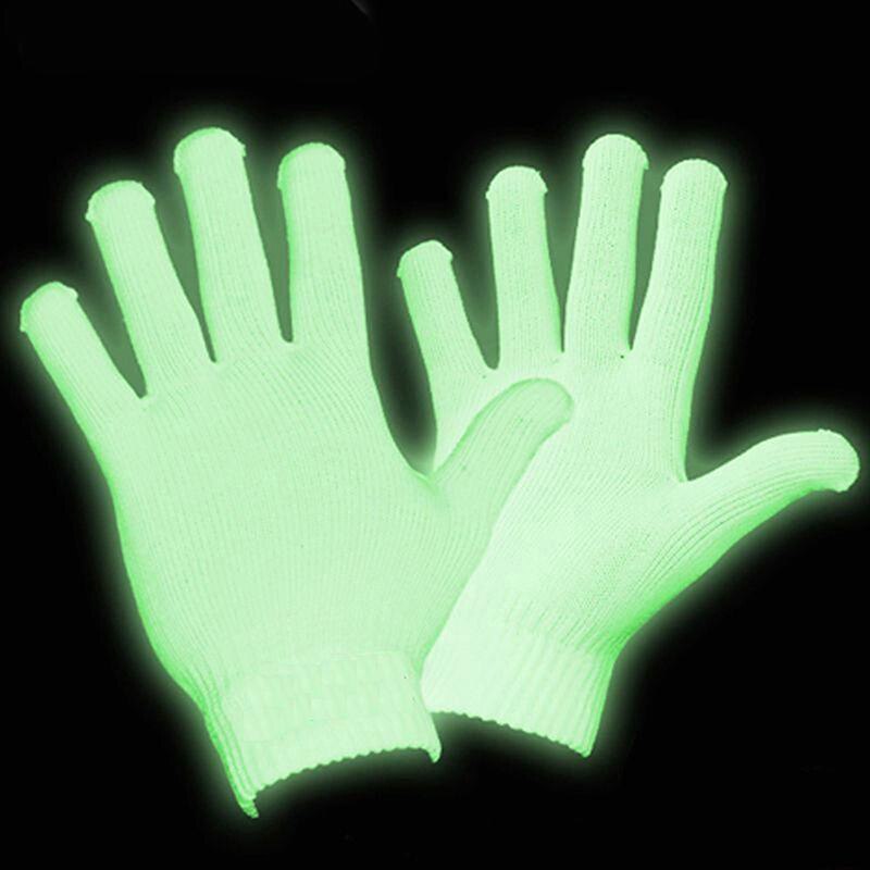 1 Pcs Magic Witte Lichtgevende Handschoenen Feestartikelen Halloween Led Glow Handschoenen Rave Gloren Finger Verlichting Glow Mittens