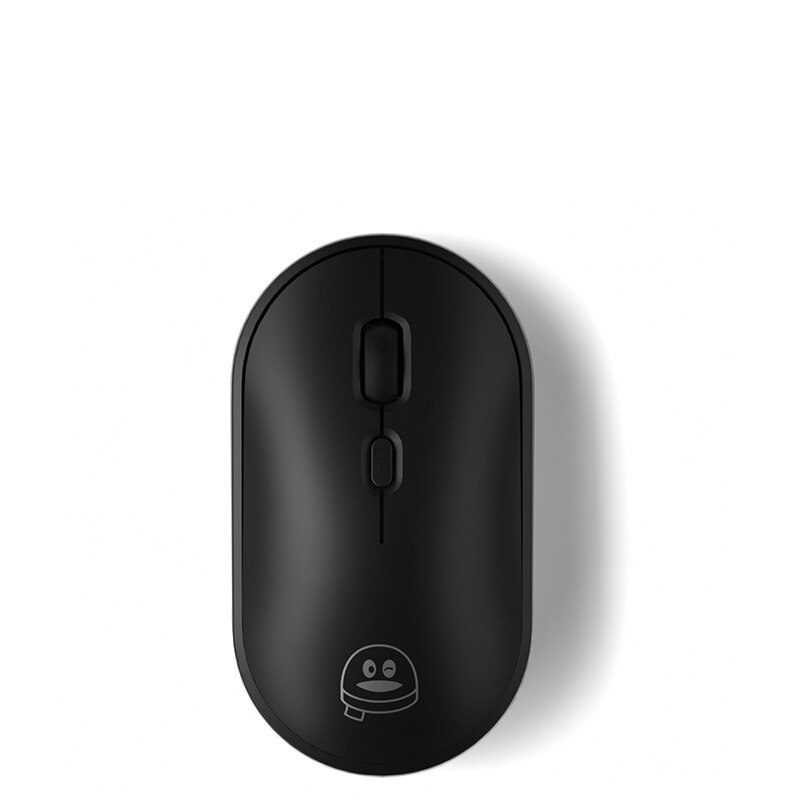 QQ Family Wireless Charging Mouse Home Office Business Mouse Convenient Mouse Notebook Desktop Computer: black