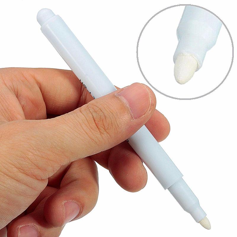 1/2Pc White Liquid Chalk Marker Pen Erasable Handwritten Used Windows Blackboard Dustfree Erasable Pen Chalkboard Glass Cha F8F9