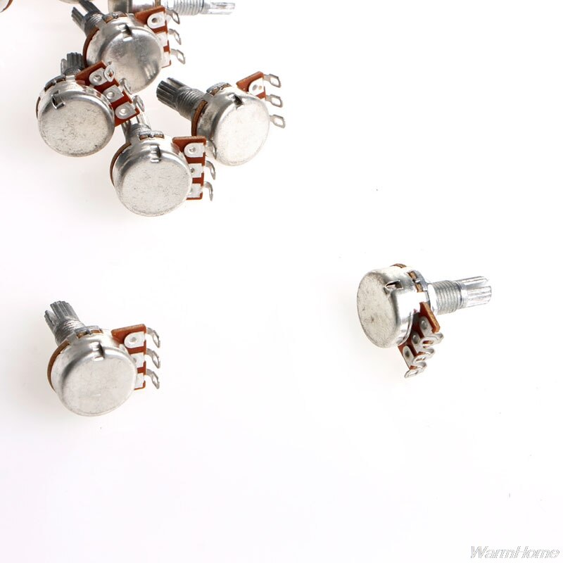 A100K Potentiometer Splined Pot Elektrische Gitaar Bas Effect Amp Tone Volume 15Mm As Onderdelen F20 21