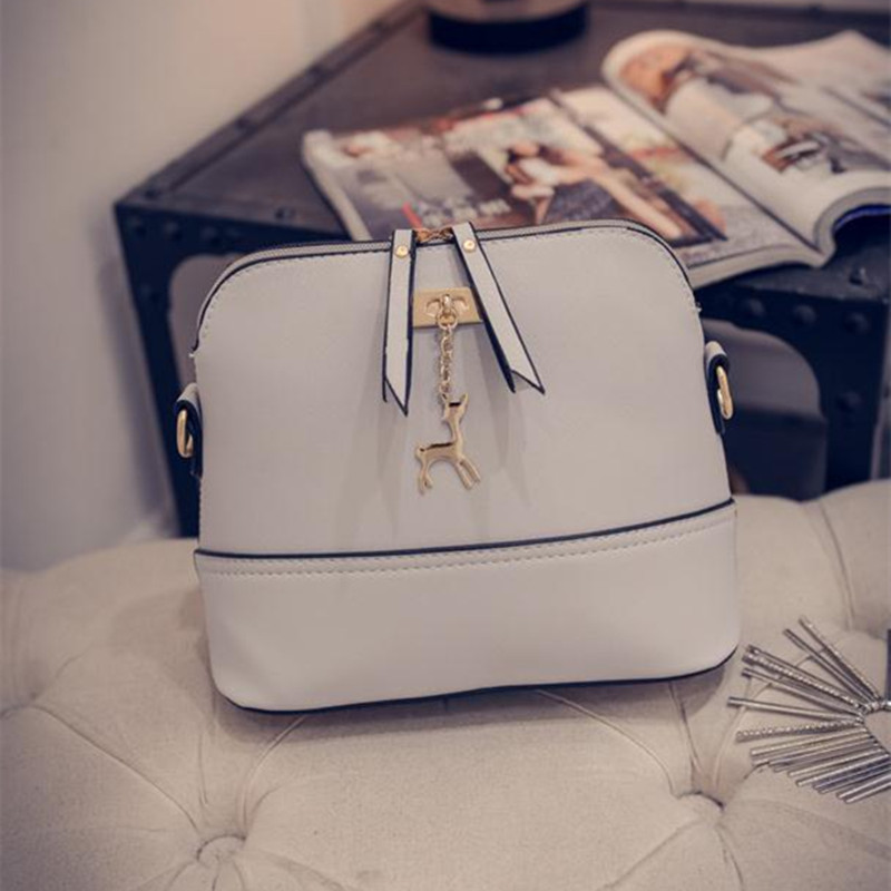 Women Messenger Bags Vintage Small Shell Leather Handbag Casual Bag Handbag Women Bags Handbags Women Famous Brands