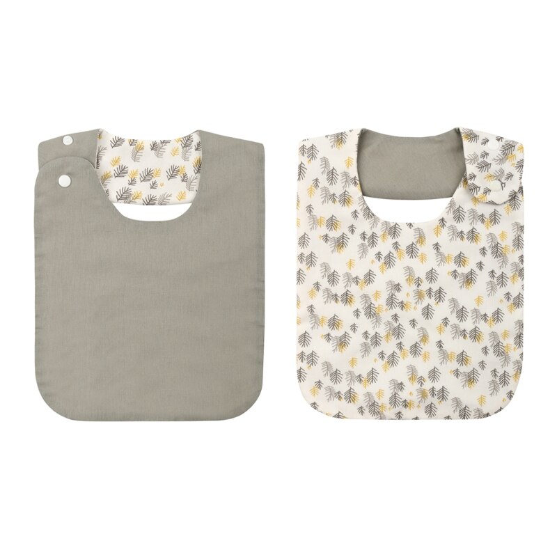 Asciugamano Saliva in cotone con bavaglino impermeabile per bambina: H452