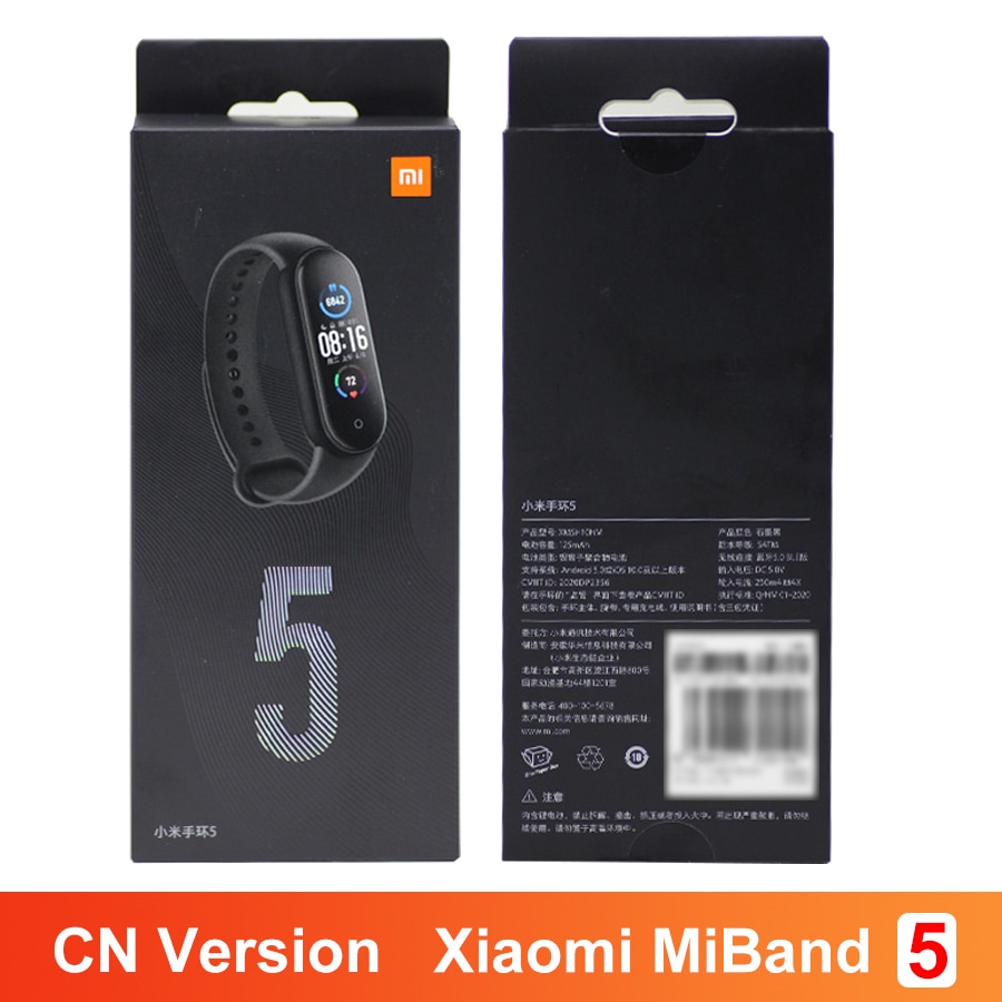 Xiaomi Mi Band 5 Fitness Bracelet Magnetic Charge 24h Heart Rate Sleep REM Nap Step Swim Sport Monitor Remind Alarm Miband 5