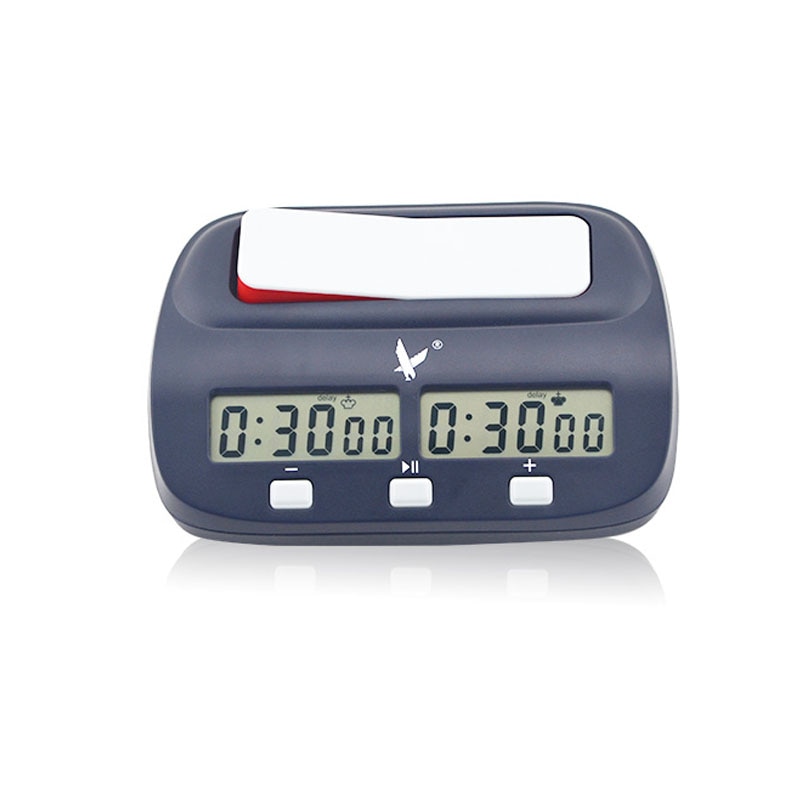 Spring rejse skak ur digital små elektroniske brikker brætspil tælle timer sæt sports backgammon sæt