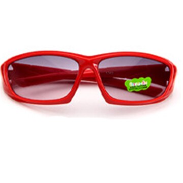 Mærke børns dejlige solbriller baby briller beskyttelse oculos de sol baby solbrille gilr solbrille: Rød