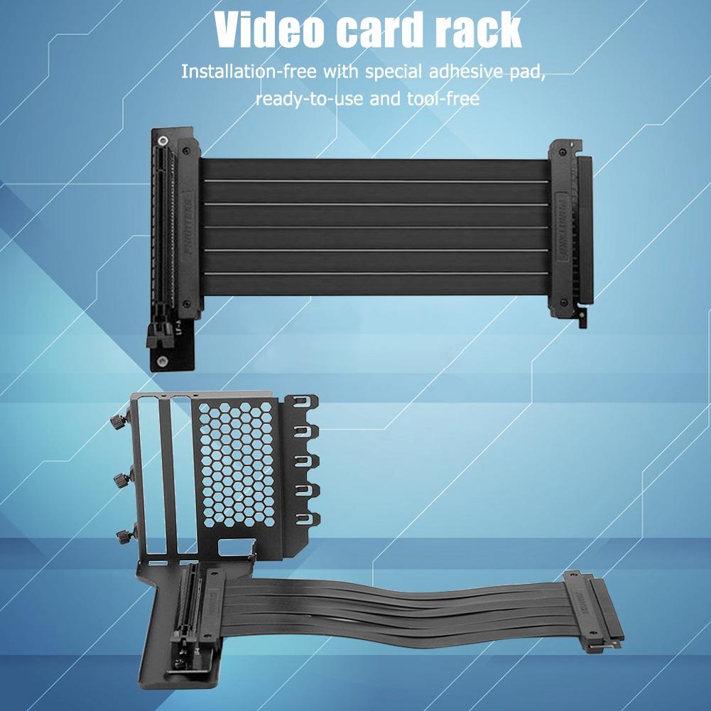 Graphics Card Holder Stand Metal Video Card Extension Mounting Bracket for 7 PCI Chassis PC Case