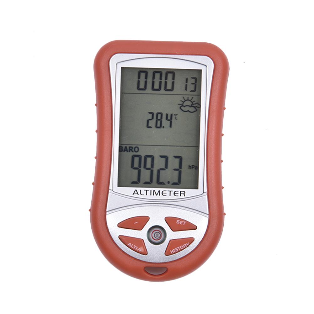 7-in-1 Altimeter Hand-held Electronic Height Altitude Meter Thermometer Outdoor Fishing Barometer Instrument #40