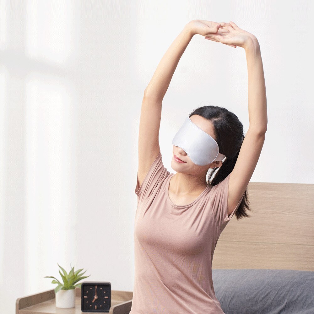 Oogmasker Verwarming Blinddoek Verwarming Comprimeren Sleep Eyeshade Eye Cover Eyepatch Gezichtsmasker Reizen Shield Slapen Aid