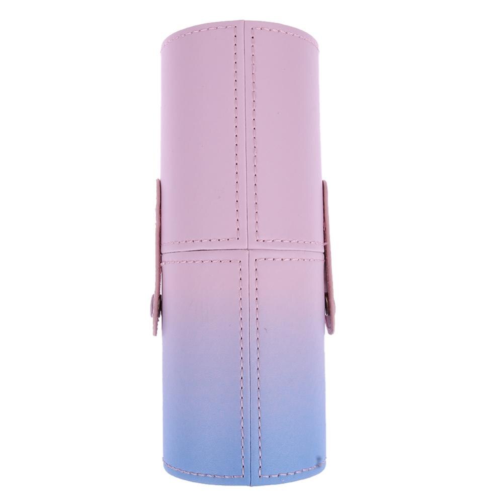 Tragbare PU Leder machen-hoch Pinsel Halfter Reise Kosmetische Stifte Lagerung Tasse fallen Schönheit Stifte Schönheit Organizer Kasten fallen Für Pinsel: Gradient