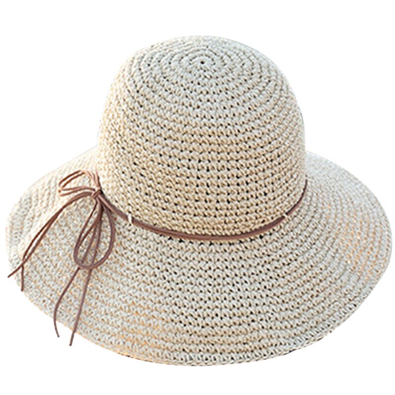 Maylisa oprolbare dames brede rand stro zonneklep hoed Maylisa oprolbare dames brede rand stro zonneklep hoed