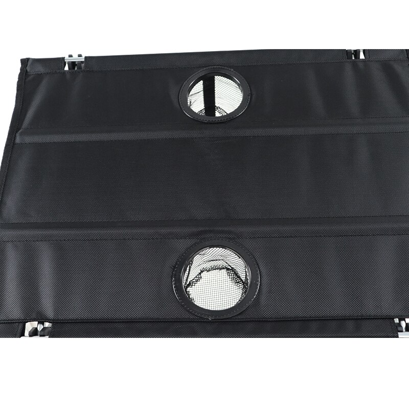 Ultralight Portable Folding Camping Table Compact Roll Up Tables with Cup Hole for Outdoor Camping Hiking Picnic