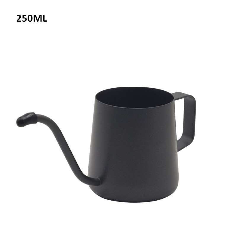 Fdit 600 ml mode roestvrij staal handvat druppel koffiepot