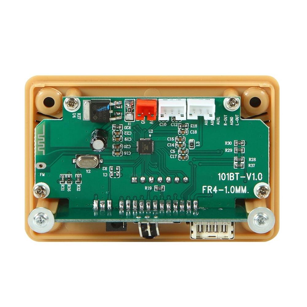 12V MP3 Player Speaker Digitale Audio Speler Auto Fm Radio Module Ondersteuning Fm Tf Usb Aux Recorders