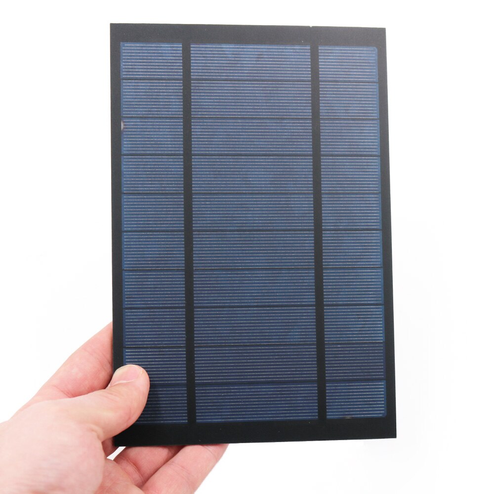 Solar Panel 5V 2 3 4 5 7 W Output USB Solar Cell Outdoor 18650 Battery Charger USB Female Port 5V Charge Regulators