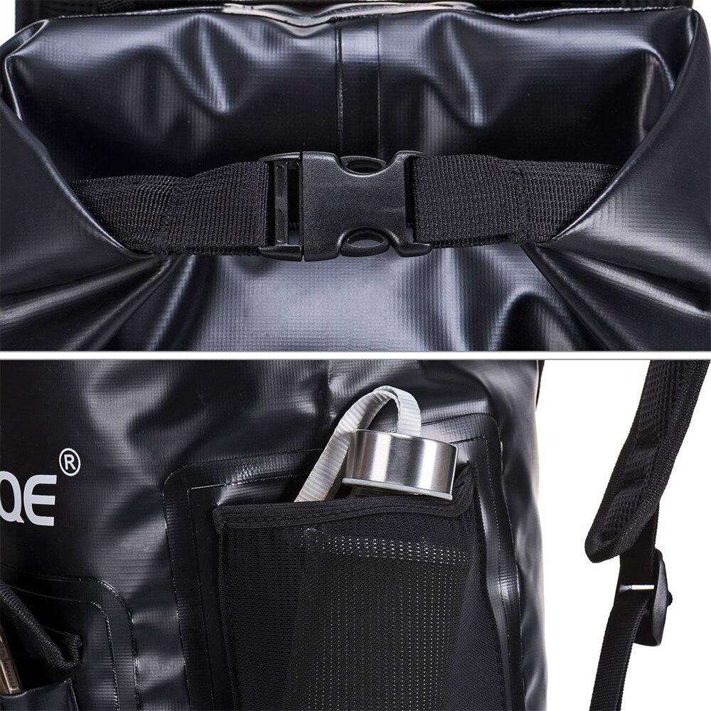 22L PVC Waterproof Dry Bag Outdoor Foldable Trekking Bag Beach Swimming Bag Rafting River Ocean Camouflage Backpack XA114Y