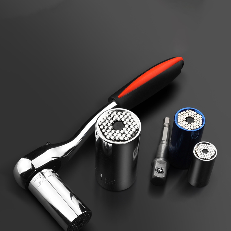 Universal Socket Torque Wrench Head Sleeve In Wrench Adapter Socket Set Ratchet For Heads Multifunction Socket Wrench Set