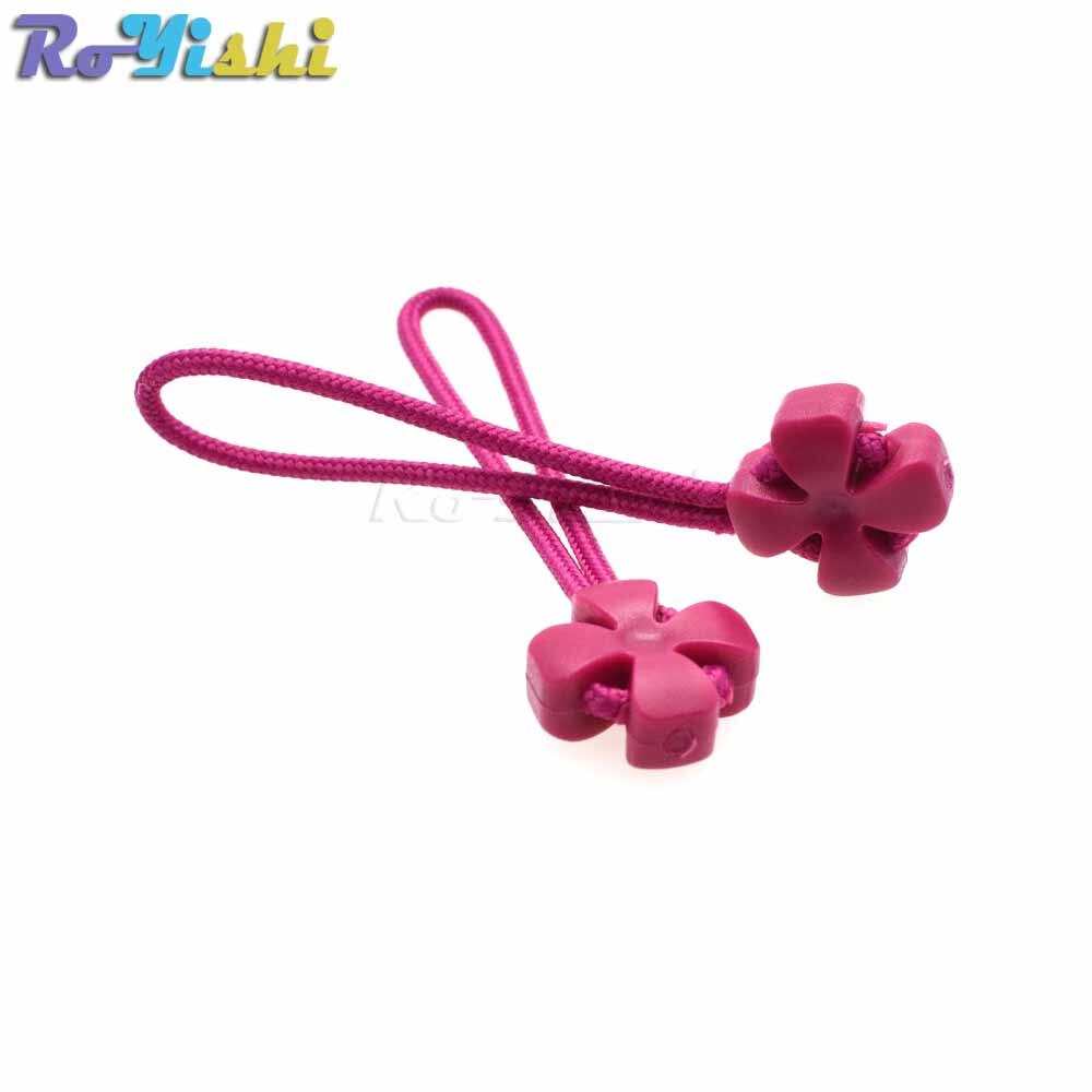Lot de 7 tirettes de fermeture éclair, cordon de couleur mixte, sangle Lariat noir pour accessoires de vêtements