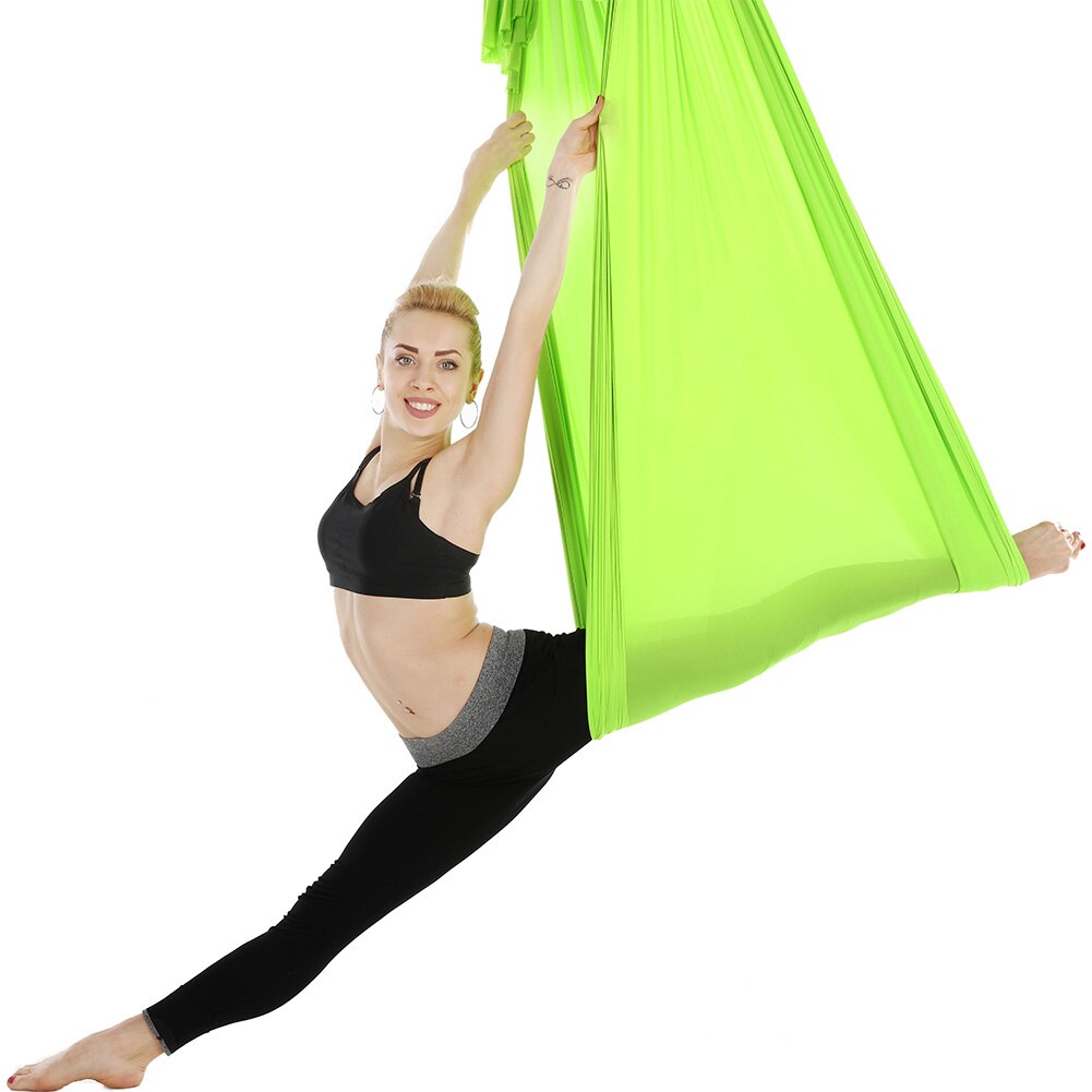 5*2.8m elastiske aerial yoga hængekøje swing seneste anti-tyngdekraft yoga bælter til yoga træning yoga sport