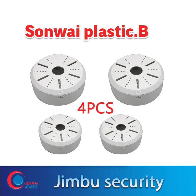 Dome IP camera wall bracket ABS plastic 4PCS universal security cctv camera bracket apply Tibetan plastic box
