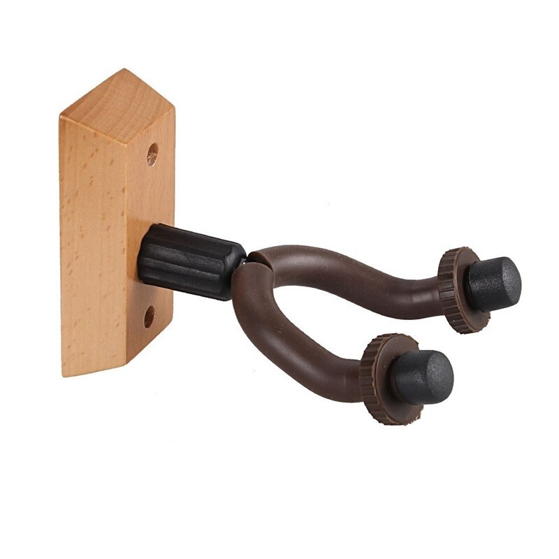 Flexzion 4-Pack Guitar Wall Hanger - Adjustable Hook Holder For Electric, Acoustic, Bass, Banjo & Mandolin
