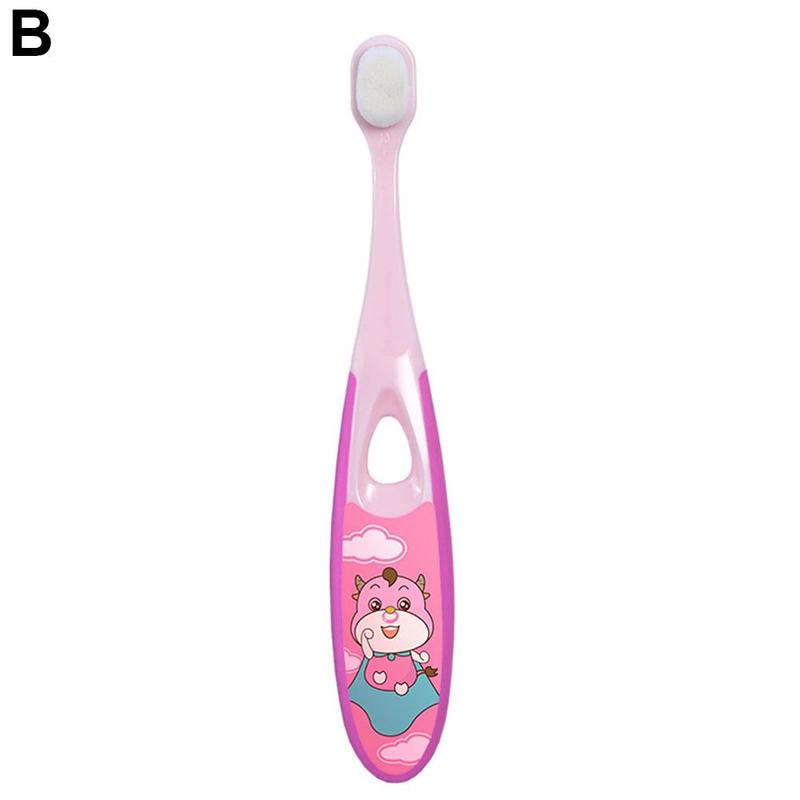 2022 3-12 Jaar Tien Duizend Zachte Haren Diepe Tandenborstel Tandheelkundige Handleiding Schoner Zorg Kinderen Borstel Tong schoonmaken D5i3: B
