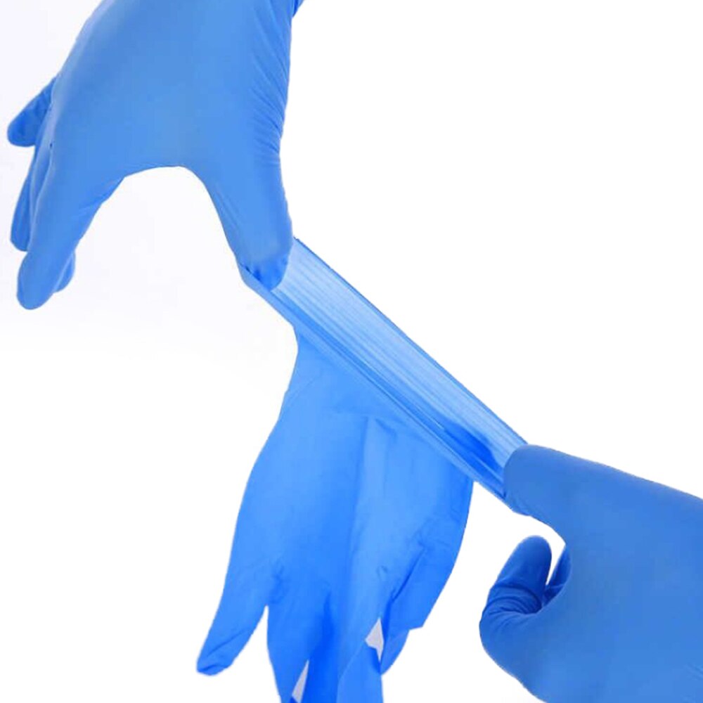 25 Pairs Disposable Nitrile Exam Gloves Powder Free Strong Non Latex Non Vinyl Disposable Gloves