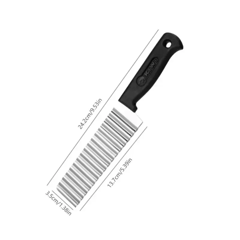 For kitchen, chef knife cutter potato chips, chef knife Cutter potato chips, Fruit knife knife, Cutter: black