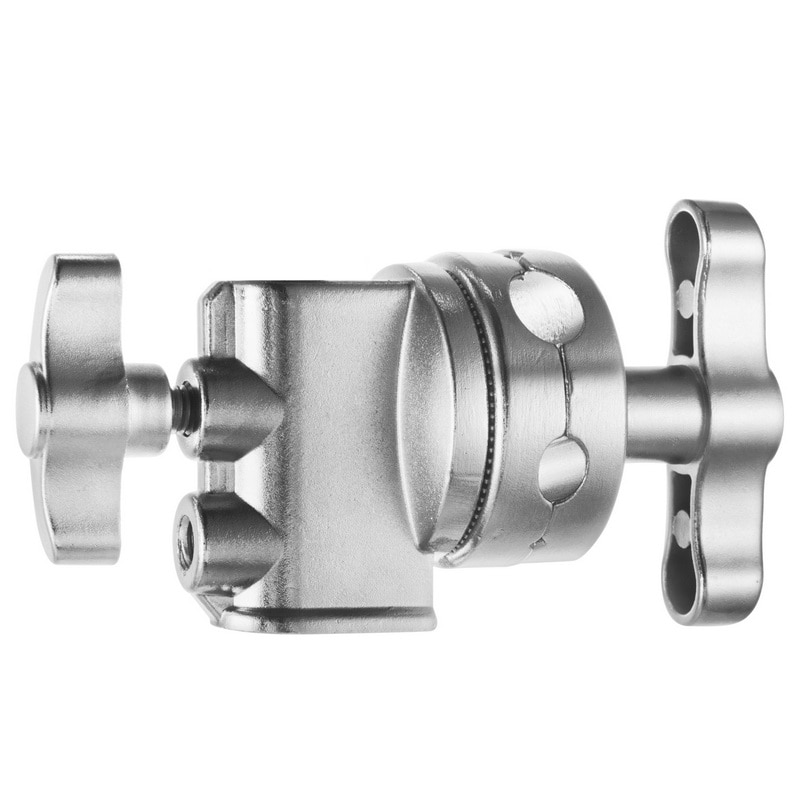 Heavy Duty Stainless Steel Video Stand Grip Head for C-Light Stand