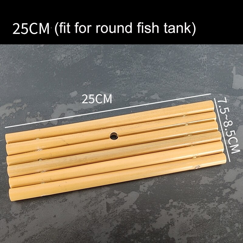3 in 1 Aquarium Filter Box Bamboo Tube Type Water Flow Device Small Top-mounted External ABS Fish Tank Filter Water Purification: 25cm