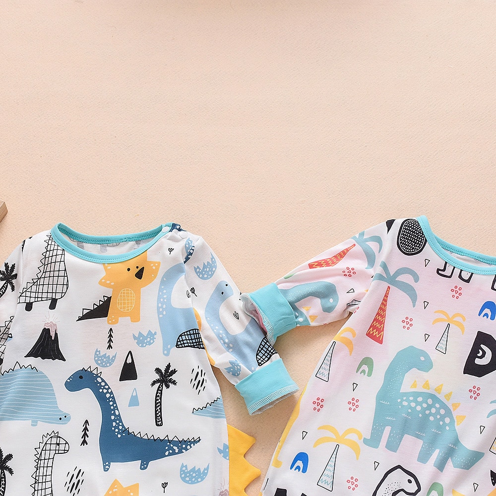 Pudcoco printemps automne bébé combinaisons 0-24M bébé enfants garçon fille infantile coton barboteuse combinaison vêtements tenue enfant en bas âge bébé