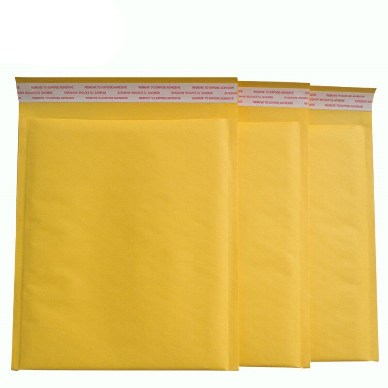 50pcs/lots Bubble Mailers Padded Envelopes Packaging Bags kraft Bubble Mailing Envelope Bags (110*130mm)